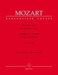 Mozart W. A.: Koncert D dur pro flétnu KV 314