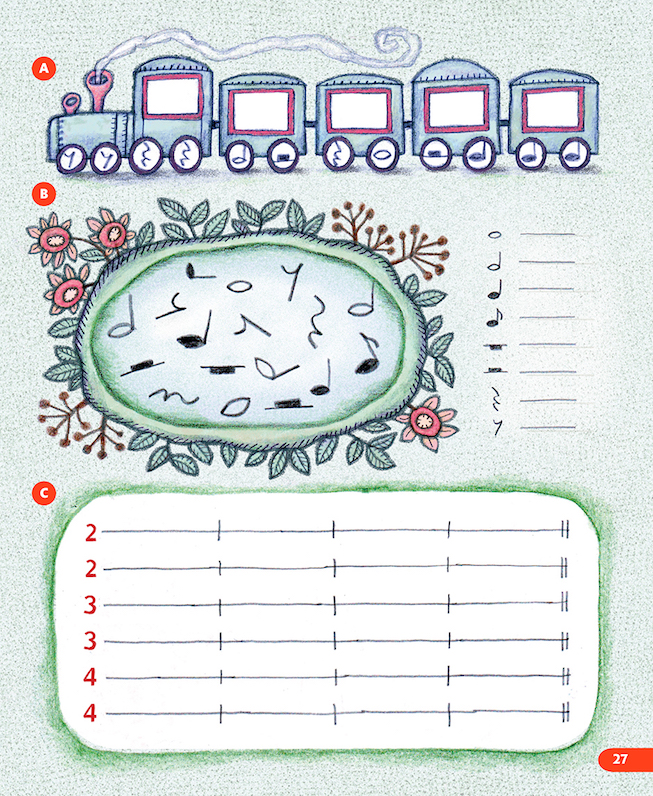 PLANETA HUDBA - Pracovní sešit pro děti přípravná hudební výchova ZUŠ / hudební výchova pro 1. roční