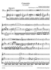 Mozart, Wolfgang Amadeus: Konzert C-Dur KV314 for Oboe and Orchestra : for Oboe and piano
