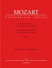Mozart, Wolfgang Amadeus Concerto for Clarinet and Orchestra in A major K. 622