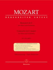 Mozart, Wolfgang Amadeus: Konzert C-Dur KV314 for Oboe and Orchestra : for Oboe and piano